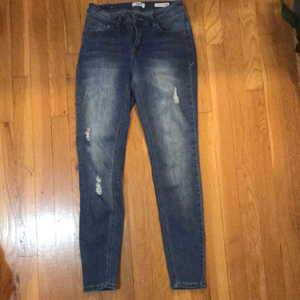 Kensie Jeans Effortless Ankle Jean Medium Wash